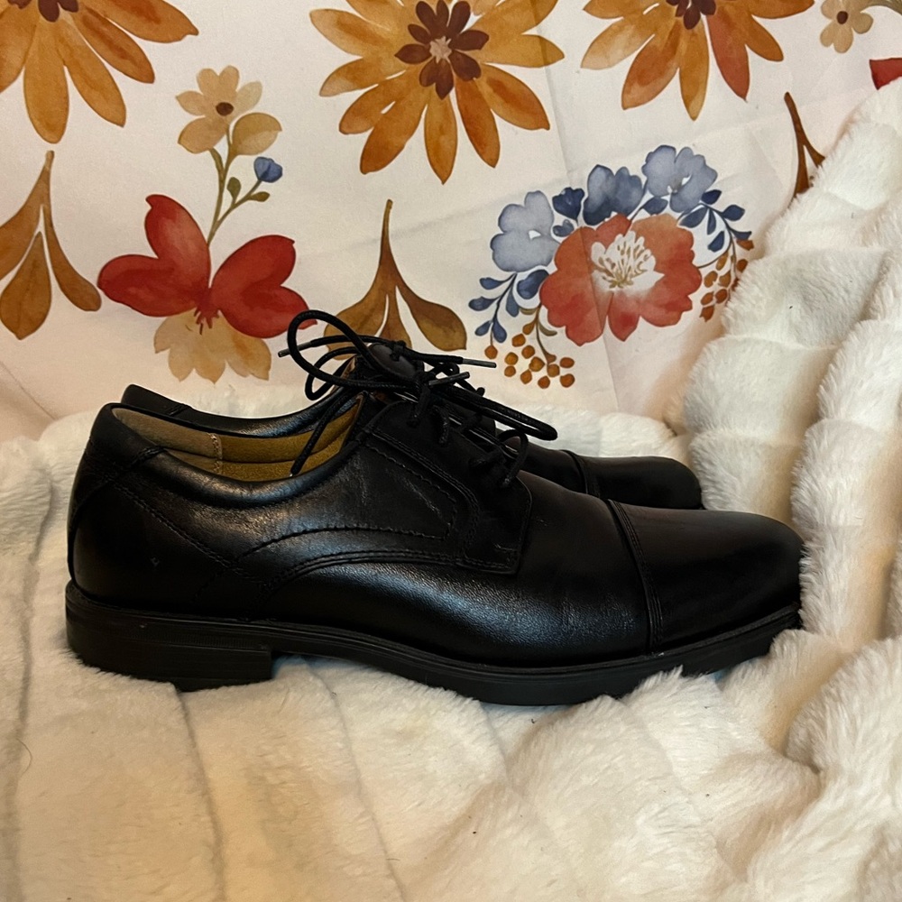 Florsheim Mens 7D Cap Toe Oxford Black Dress City
Workwear Classic Shoe